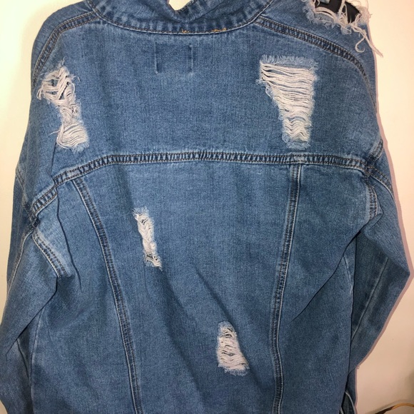 Distressed Jean Jacket - Picture 6 of 6